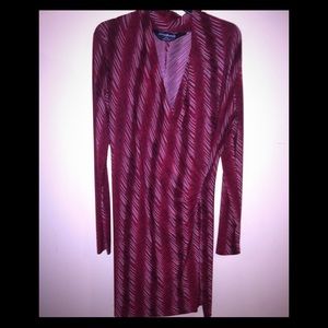 Wrap Dress (red,white,black)